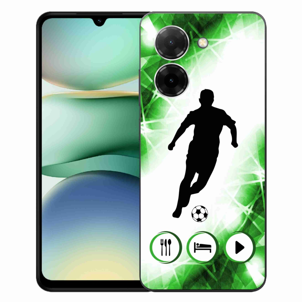 Gelový kryt mmCase na Xiaomi Redmi A5 (171.7x77.8x8.3mm) - fotbalista