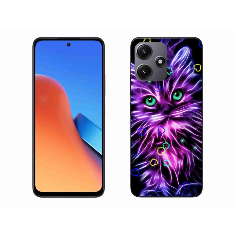 Gelový kryt mmCase na Xiaomi Redmi 12 5G - abstraktní kočka