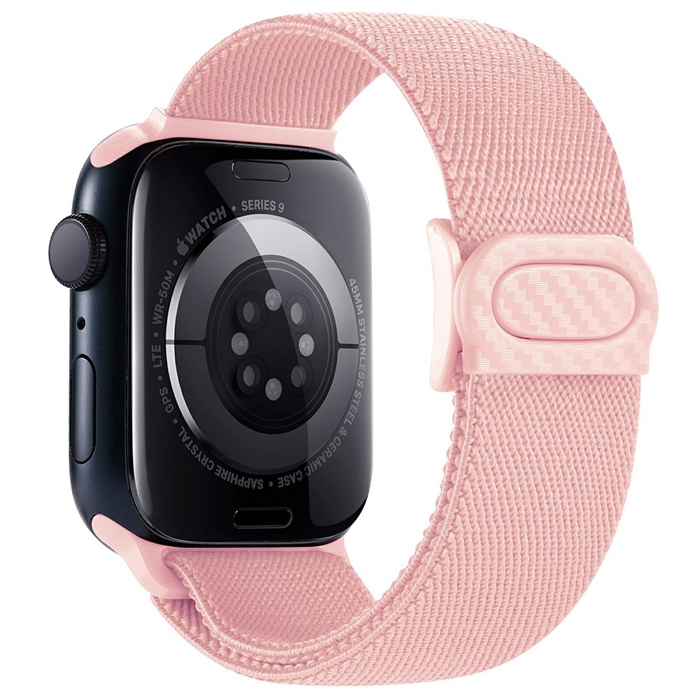 Gradient nylonový řemínek na Apple Watch Ultra/Ultra 2 49mm/SE/SE 2022/2023 44mm/9/8/7 45mm/6/5/4 44mm/3/2/1 42 mm - růžový