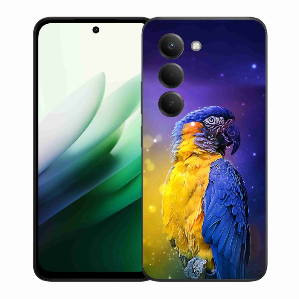 Gelový kryt mmCase na Xiaomi Redmi 15 5G (169mm) - papoušek ara 1
