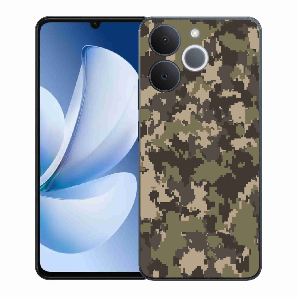 Gelový kryt mmCase na Realme Note 70T - maskáčový vzor 12