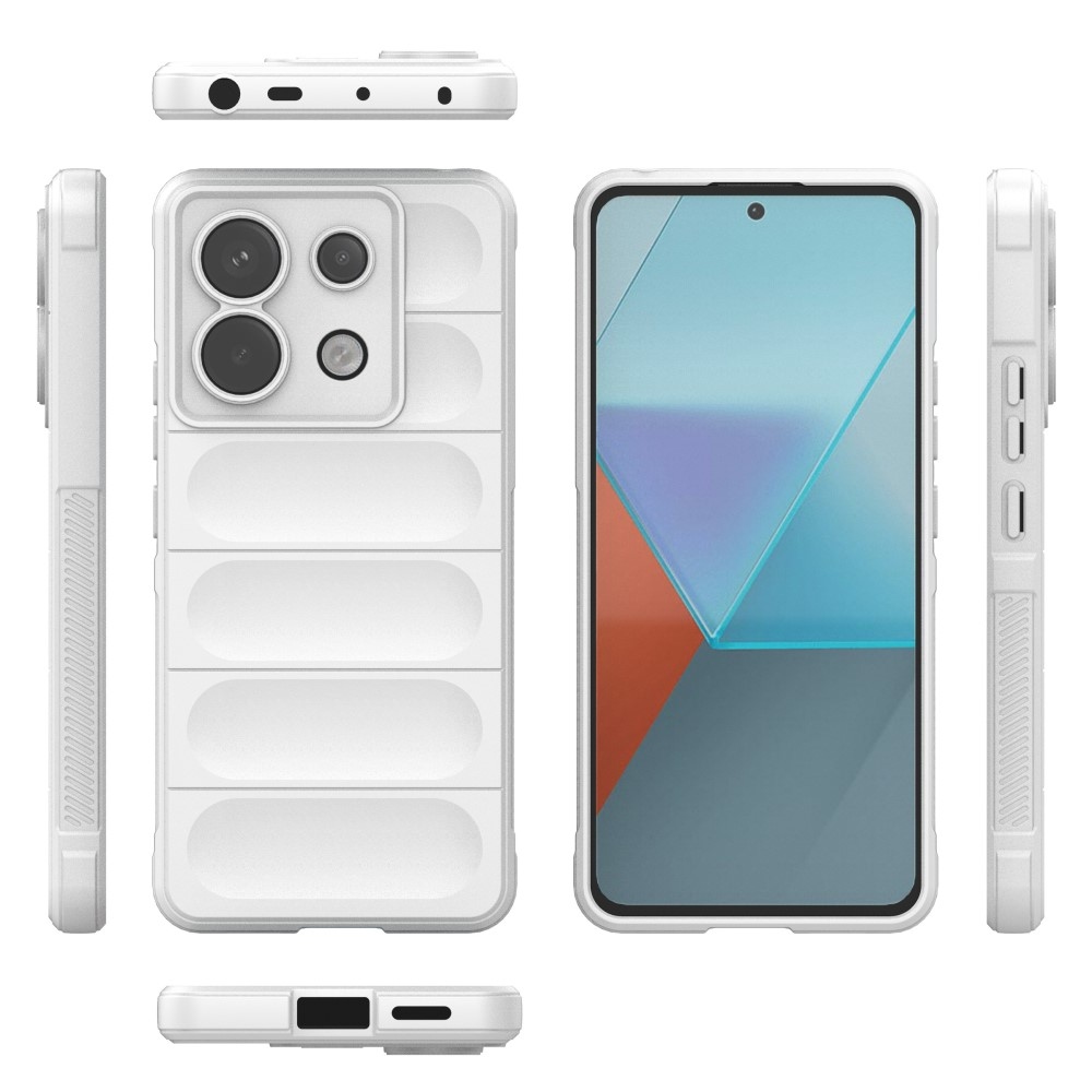 Rugg odolný gelový obal na Xiaomi Redmi Note 13 Pro 5G/Poco X6 5G - bílý