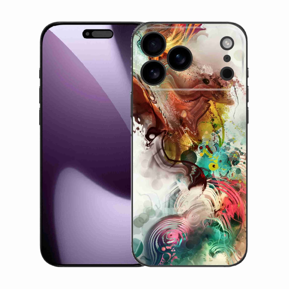 Gelový kryt mmCase na iPhone 17 Pro Max - abstrakt 1