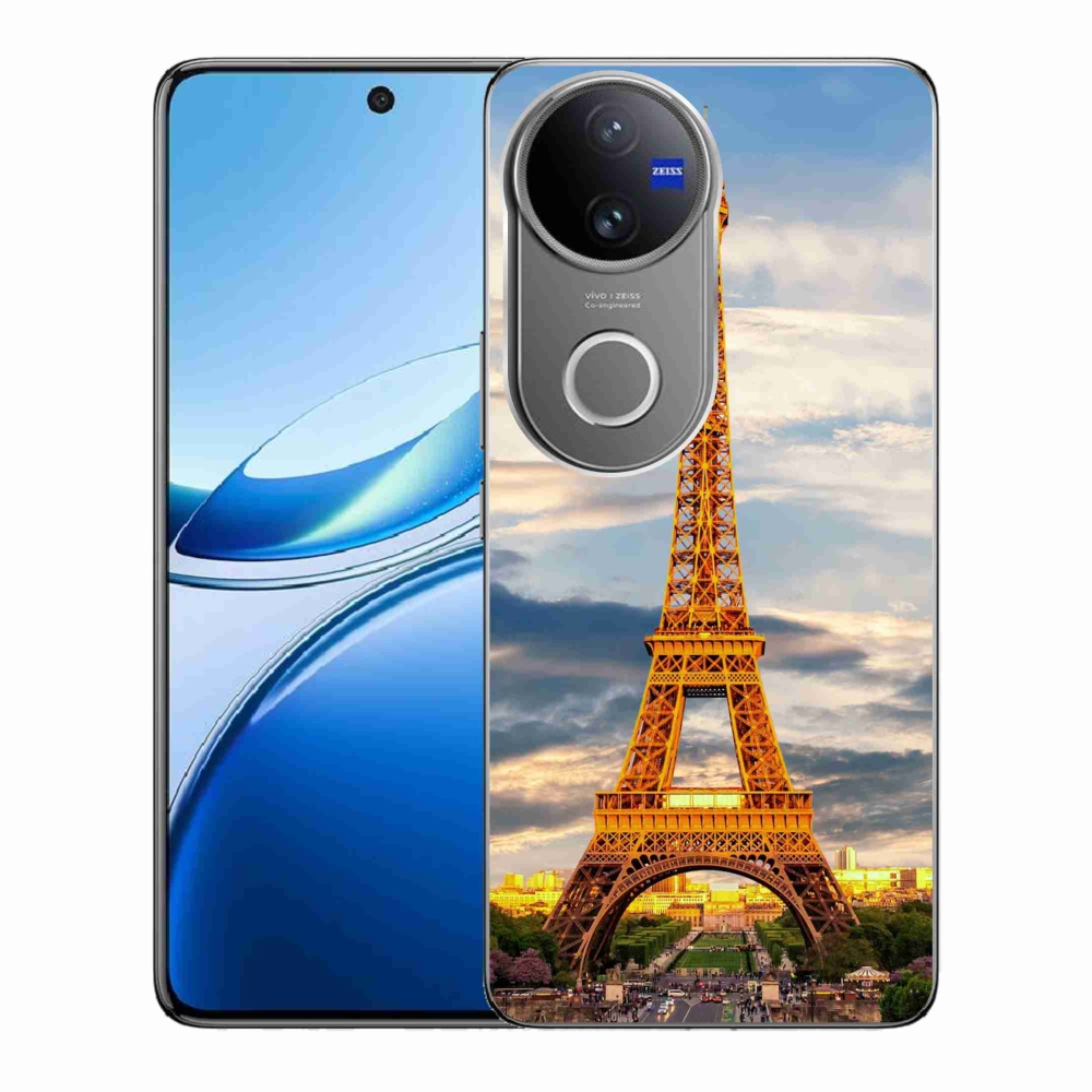 Gelový kryt mmCase na Vivo V50 5G - eiffelova věž 3