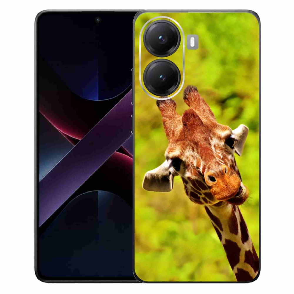 Gelový kryt mmCase na Xiaomi Poco X7 Pro 5G - žirafa