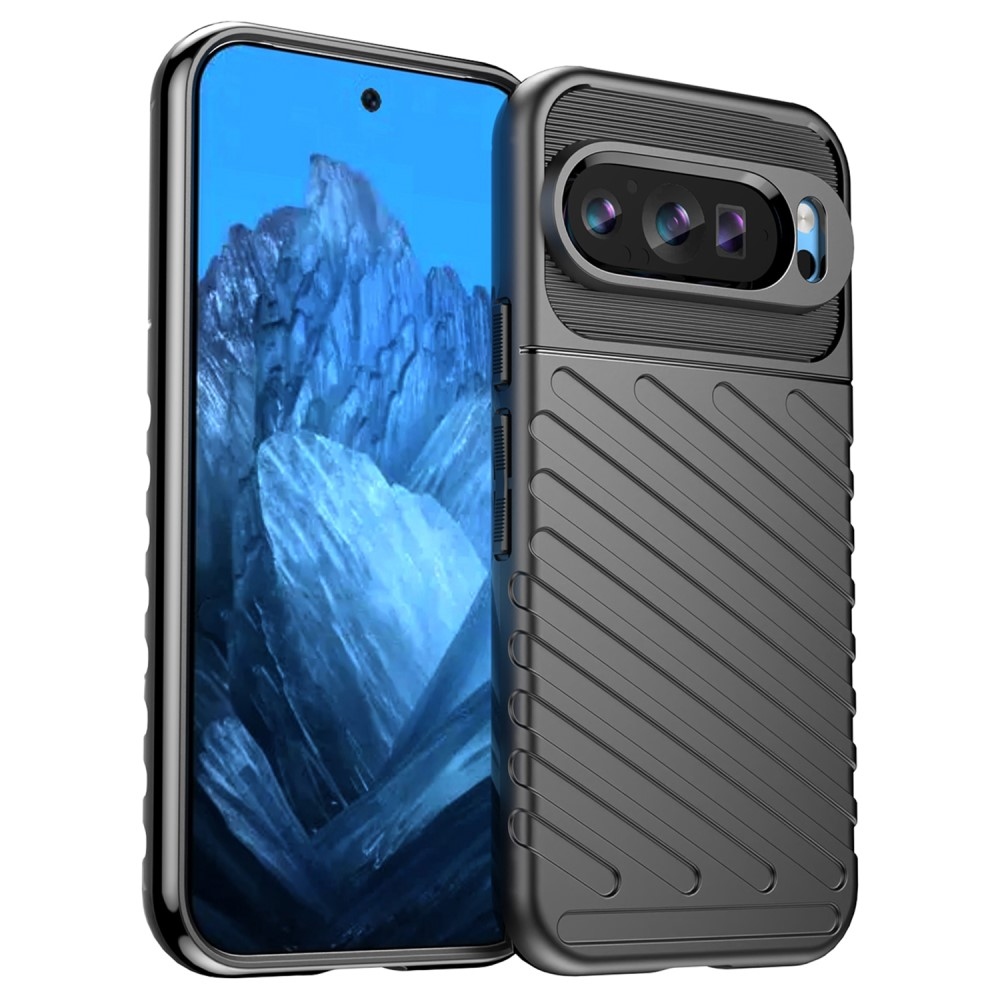Thunder odolný gelový obal na Google Pixel 9/9 Pro - černý