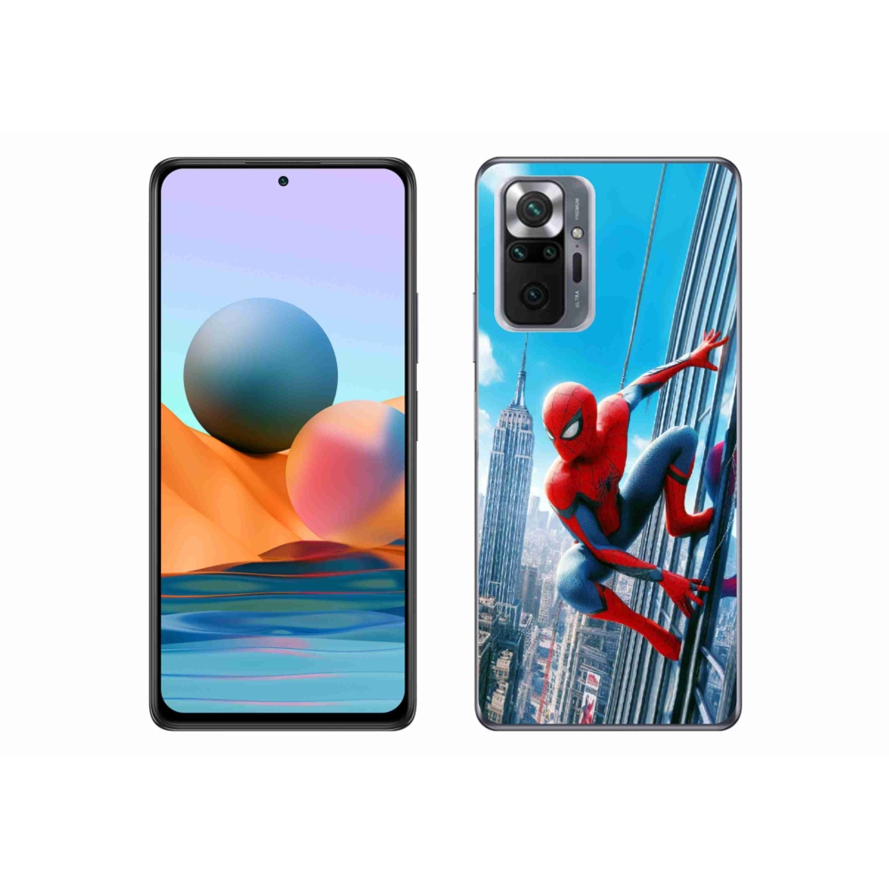 Gelový kryt mmCase na Xiaomi Redmi Note 10 Pro - spiderman