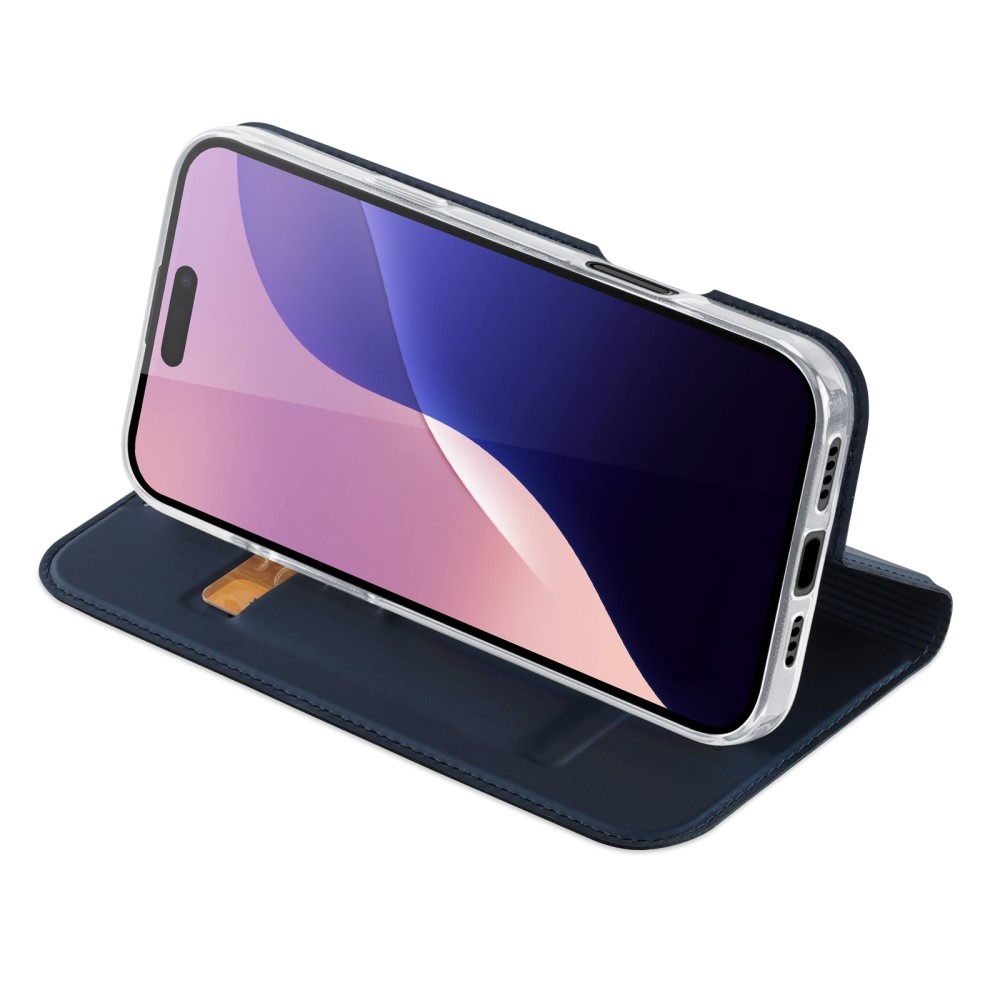 DUX knížkové pouzdro na iPhone 16 Pro Max - tmavěmodré