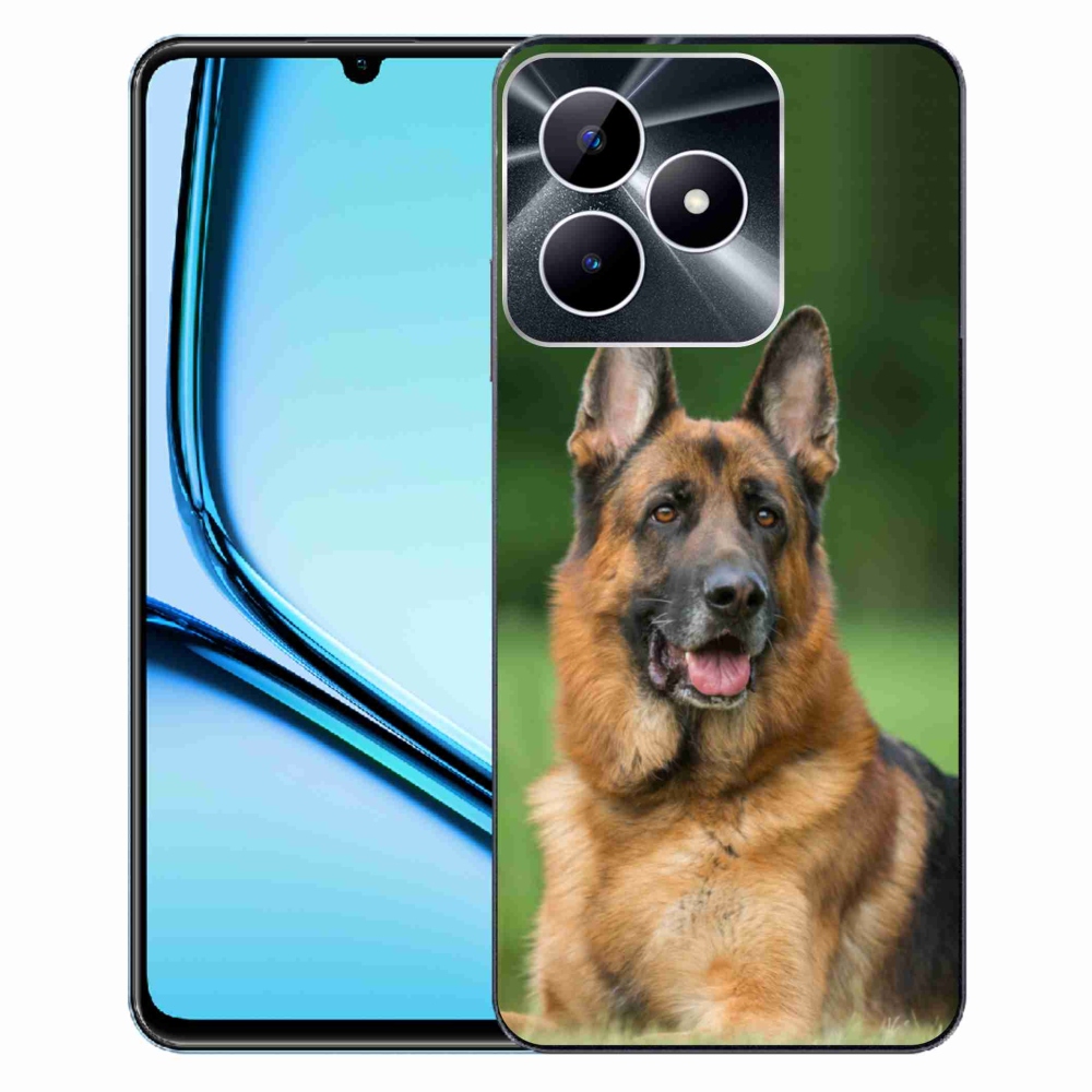 Gelový kryt mmCase na Realme Note 50 - německý ovčák