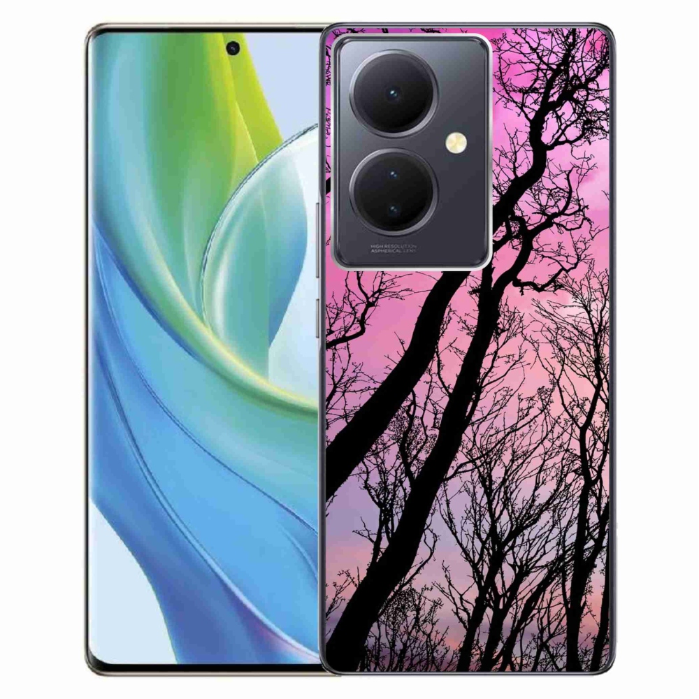 Gelový obal mmCase na Vivo V29 Lite 5G - opadané stromy