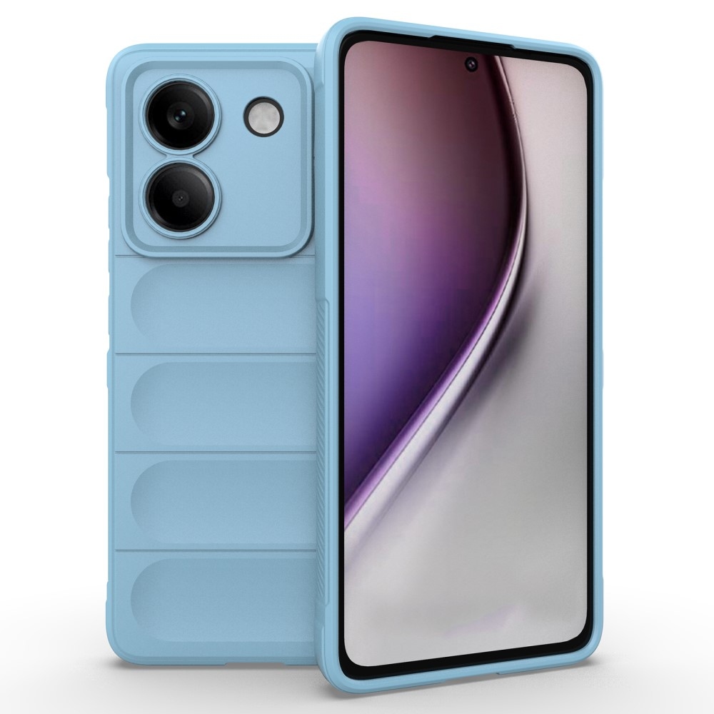 Rugg odolný gelový obal na Xiaomi Poco M7 Pro 5G - světlemodrý