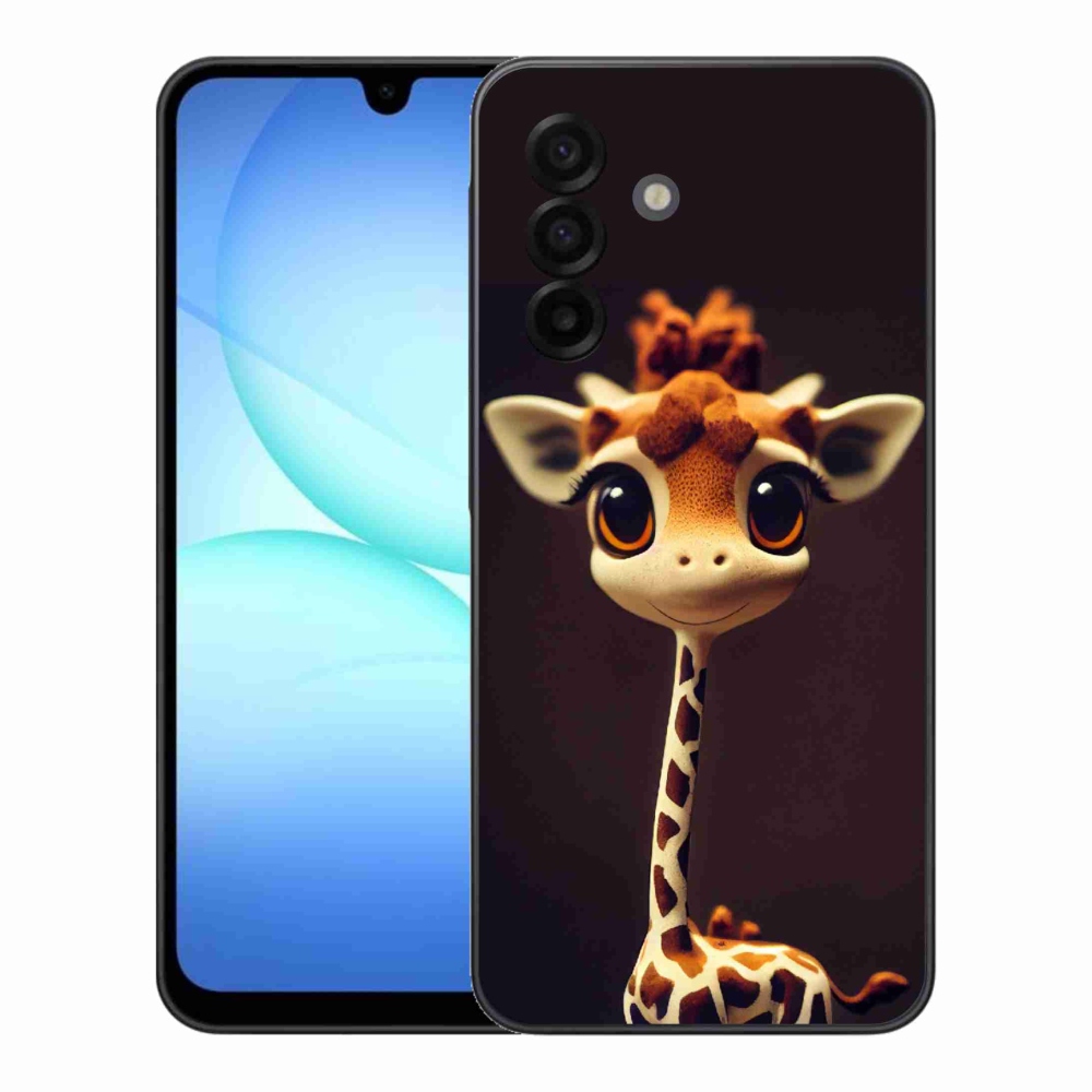 Gelový kryt mmCase na Samsung Galaxy A17 5G - malá žirafa