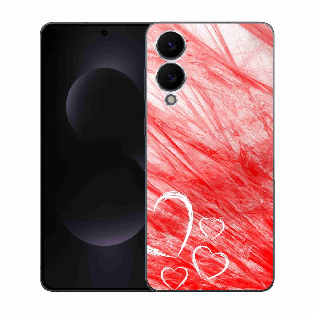 Gelový kryt mmCase na Samsung Galaxy S25 Edge - heart