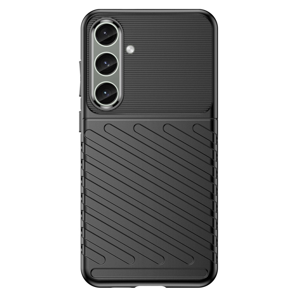 Thunder odolný gelový obal na Samsung Galaxy S24+/S25+ - černý