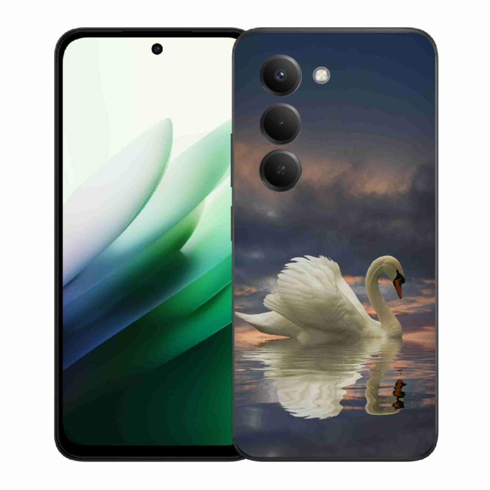 Gelový kryt mmCase na Xiaomi Redmi 15 5G (169mm) - labuť