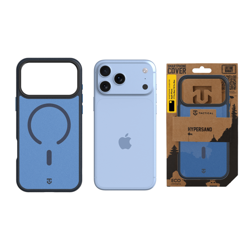 Tactical MagForce Hypersand Kryt pro Apple iPhone 18 Pro Max/17 Pro Max Deep Blue