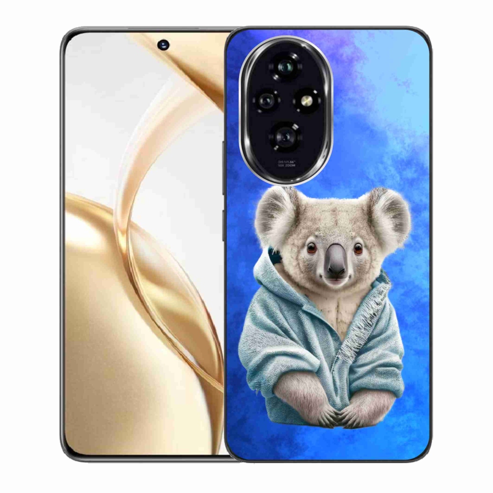 Gelový kryt mmCase na Honor 200 5G - koala ve svetru