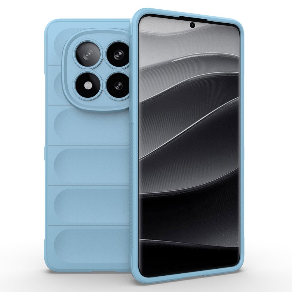 Rugg odolný gelový obal na Xiaomi Redmi Note 14 Pro+ 5G - světlemodrý