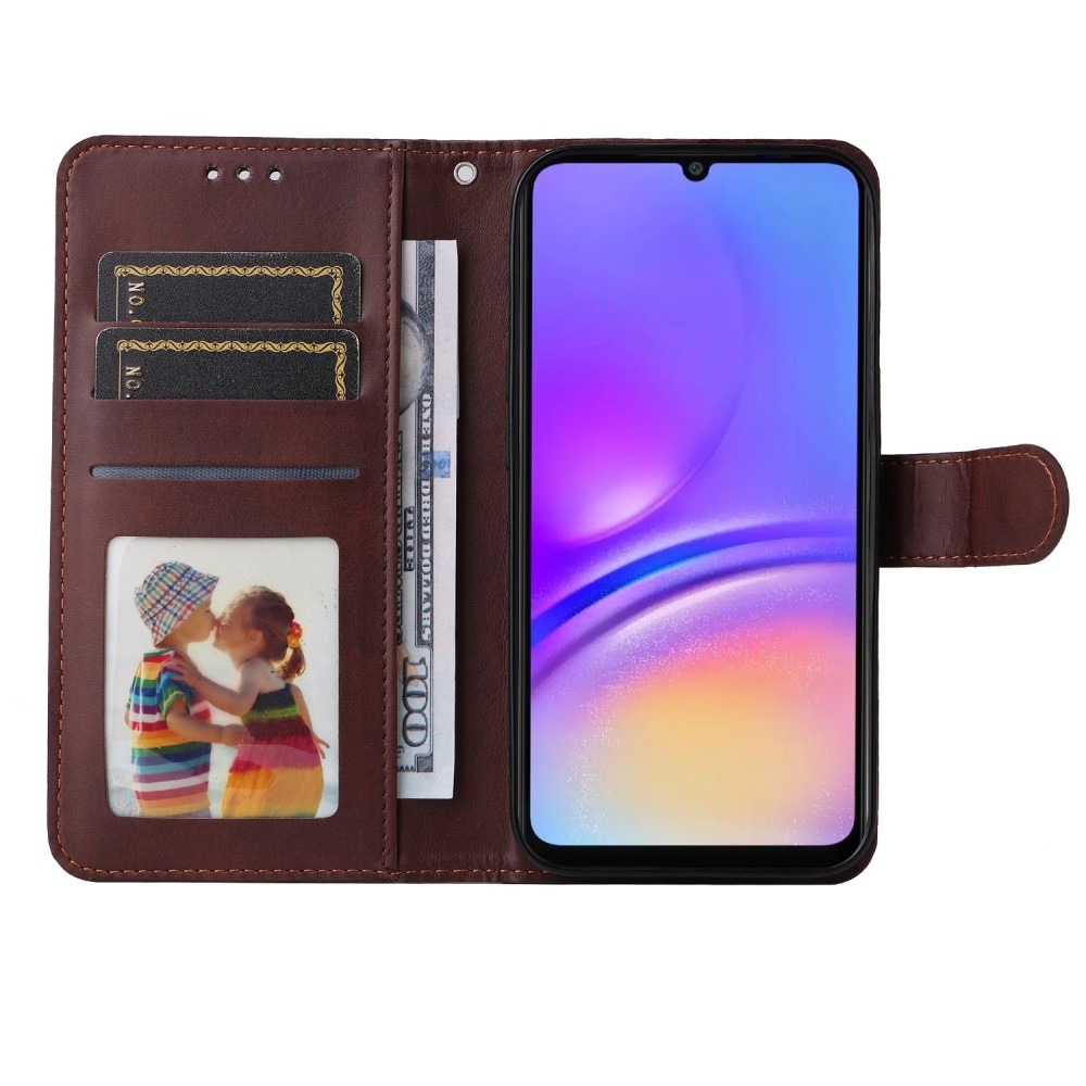 Feel knížkové pouzdro na Samsung Galaxy A06 4G - hnědé