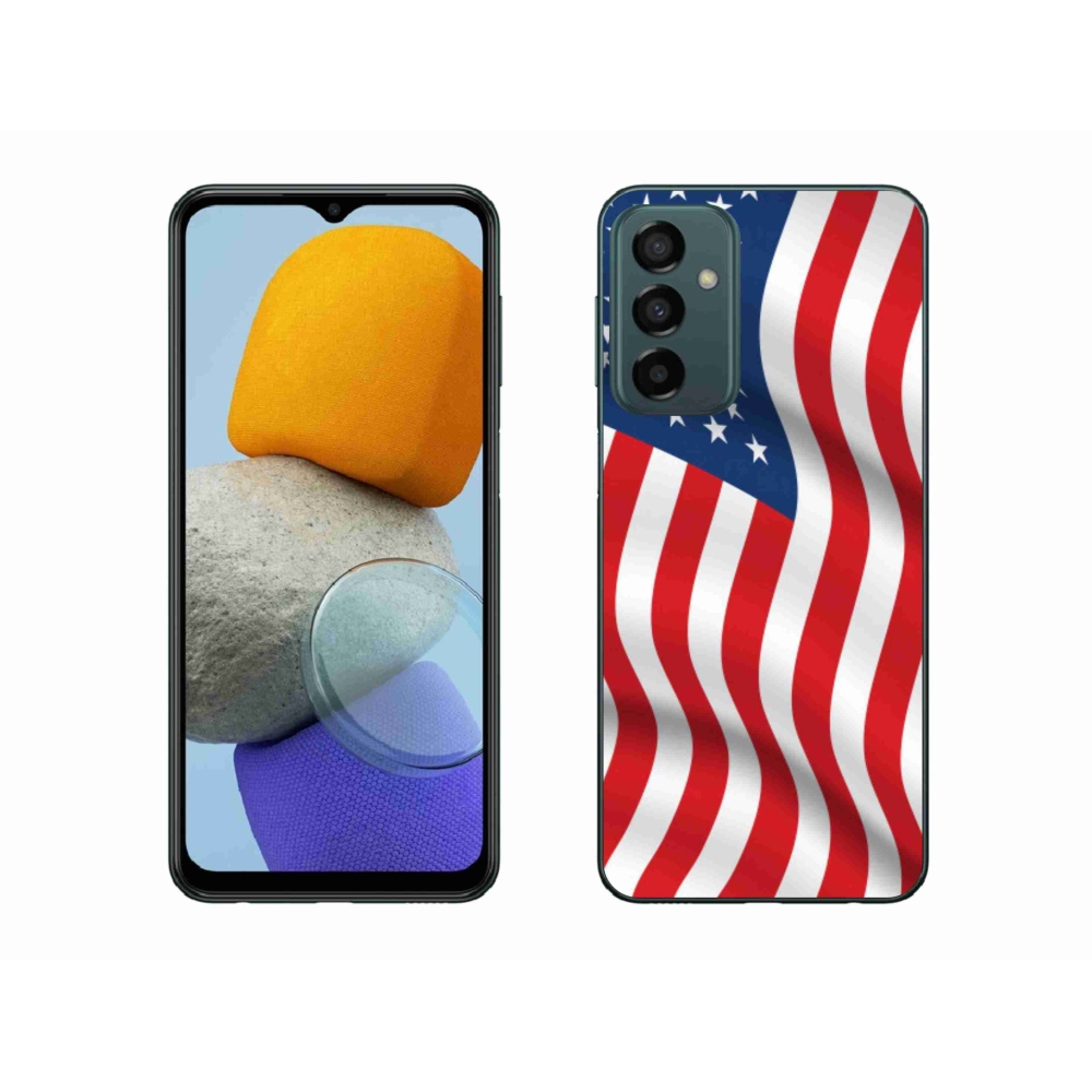 Gelový kryt mmCase na mobil Samsung Galaxy M23 5G - USA vlajka