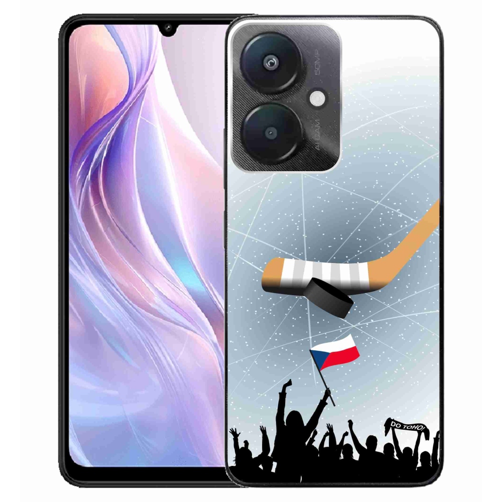 Gelový kryt mmCase na Xiaomi Redmi 13C 5G  - fanoušci hokeje