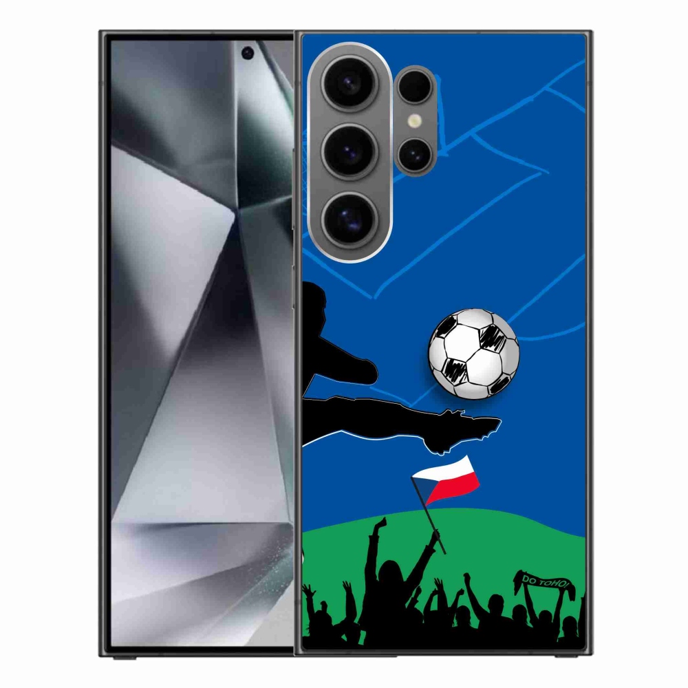 Gelový kryt mmCase na Samsung Galaxy S24 Ultra - fanoušci fotbalu