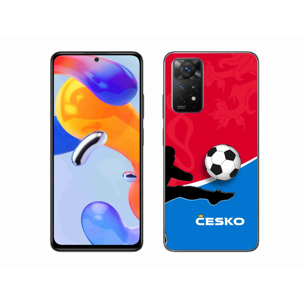 Gelový kryt mmCase na Xiaomi Redmi Note 11 Pro 4G/5G - fotbal Česko 2