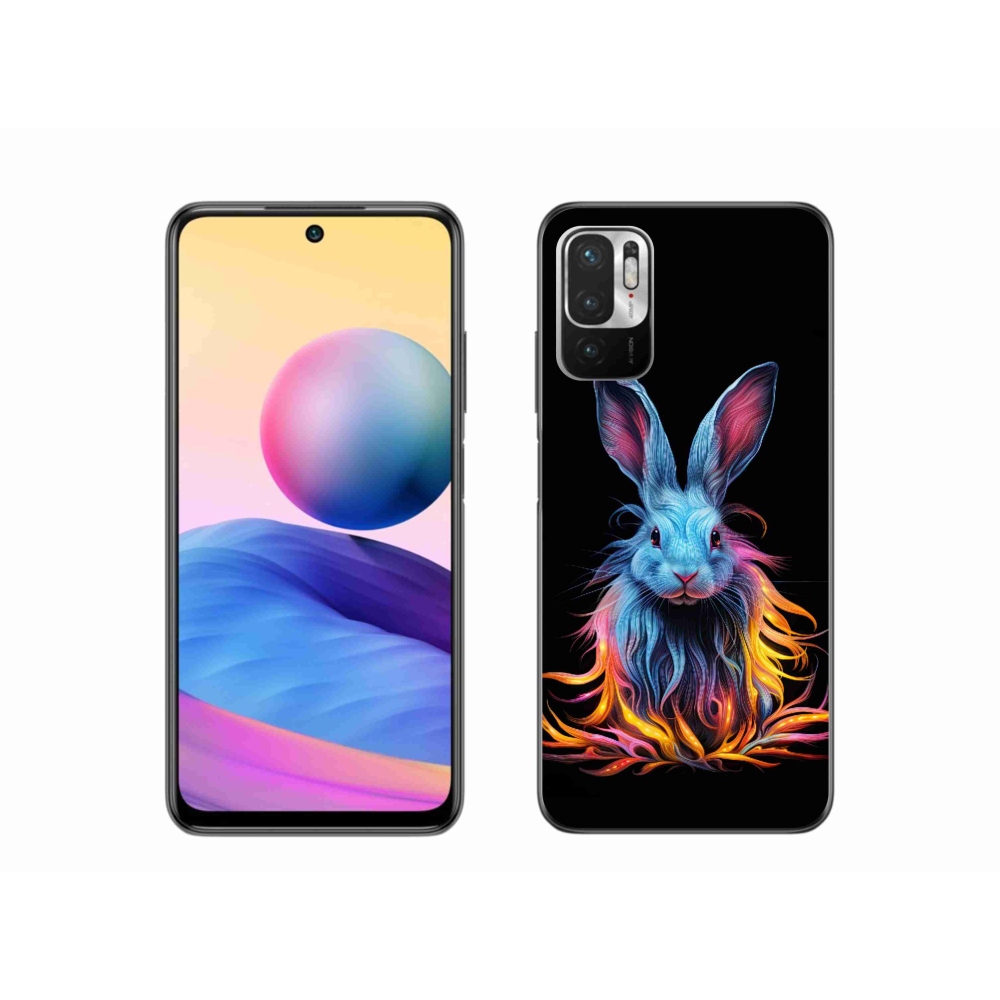 Gelový kryt mmCase na Xiaomi Poco M3 Pro/5G - abstraktní zajíc