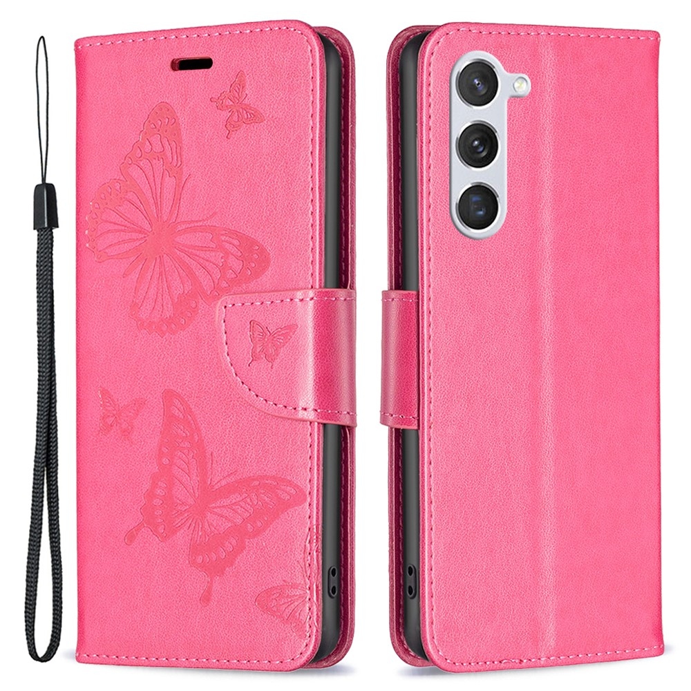 Butterfly knížkové pouzdro na Samsung Galaxy S24 - rose