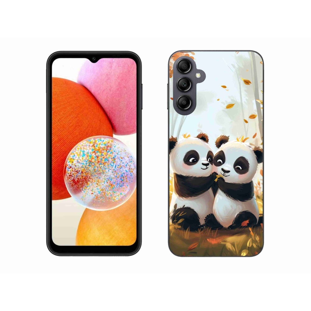 Gelový kryt mmCase na Samsung Galaxy A14 4G/5G - pandy