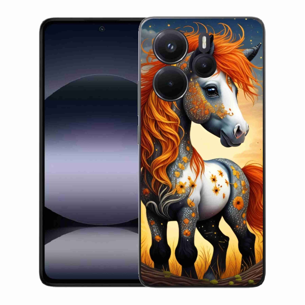 Gelový kryt mmCase na Xiaomi Redmi Note 14 - barevný poník
