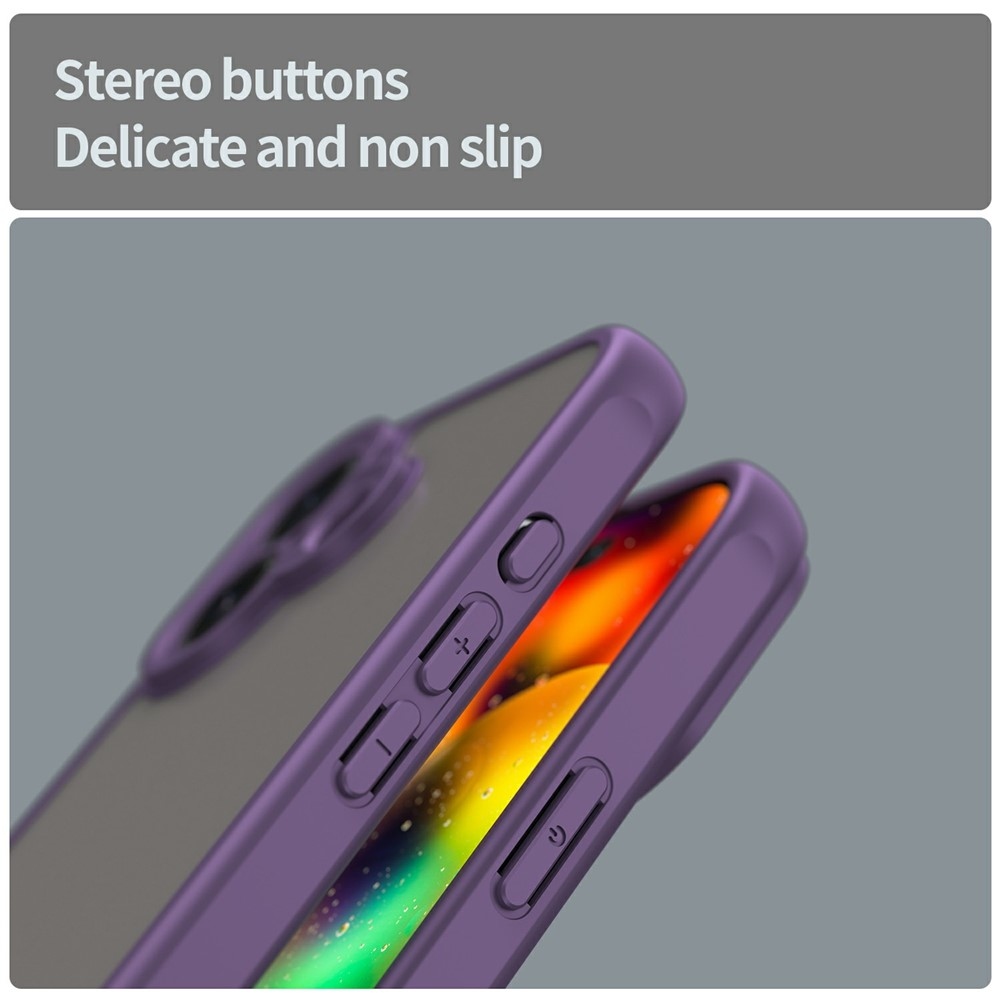 Proof gelový obal s pevnými zády na iPhone 17 - fialový