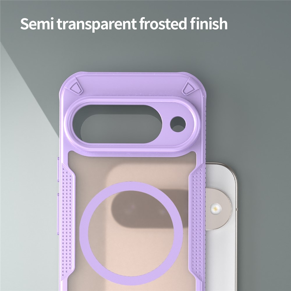 Froste odolný kryt s MagSafe na Google Pixel 10 - fialový