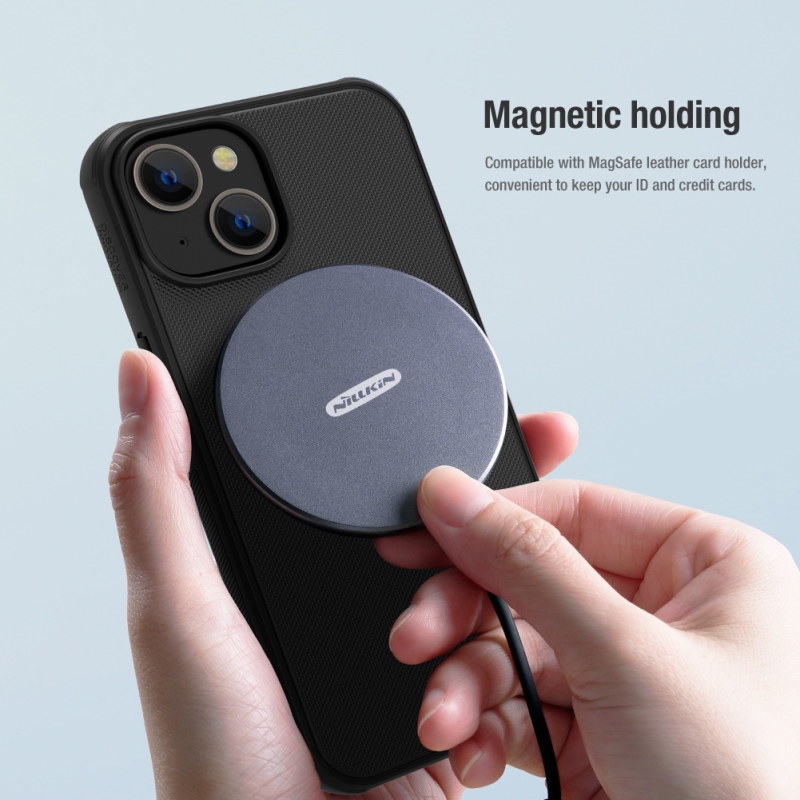 Nillkin Super Frosted PRO Magnetic Zadní Kryt pro Apple iPhone 13/14 Black