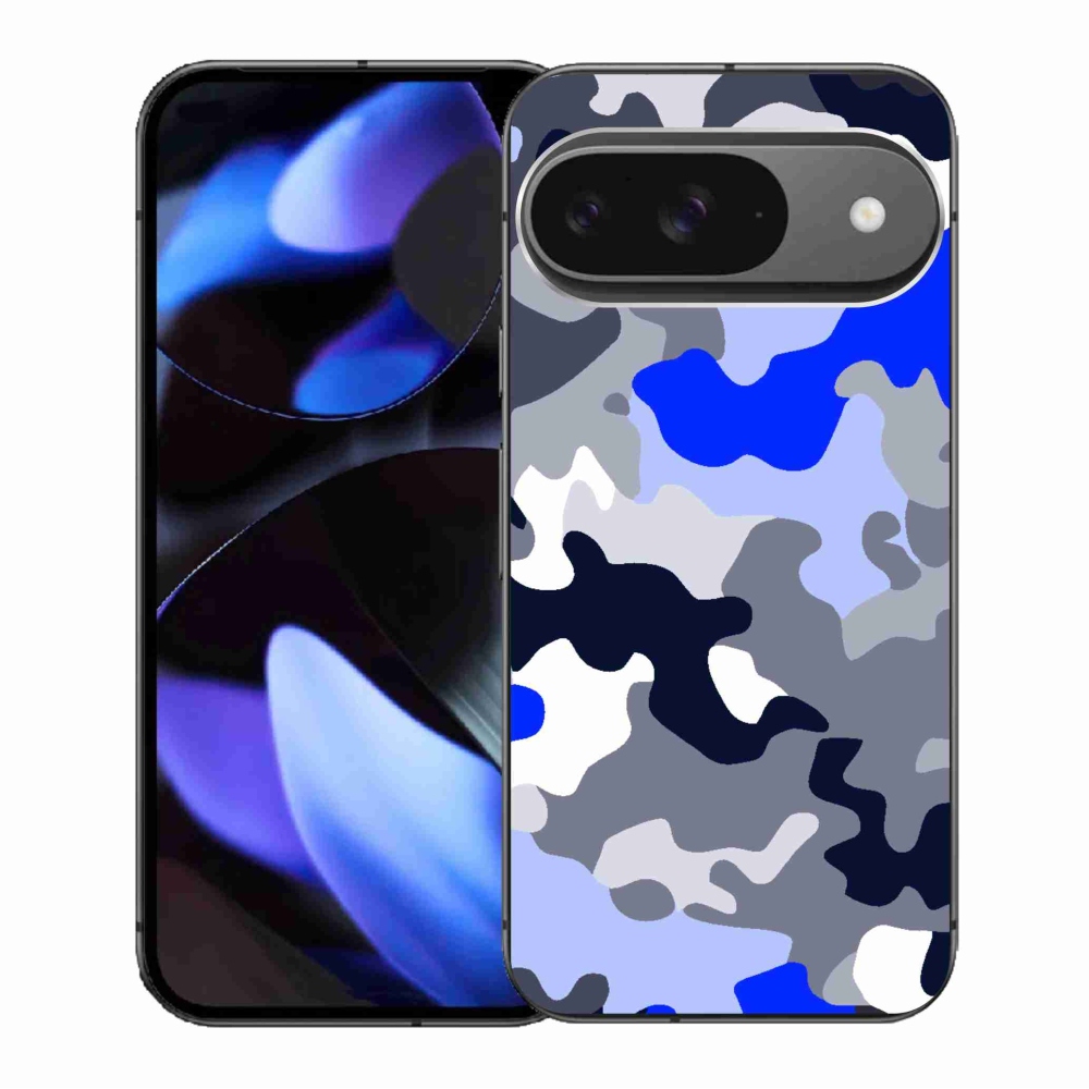 Gelový kryt mmCase na Google Pixel 9/9 Pro - maskáčový vzor 8