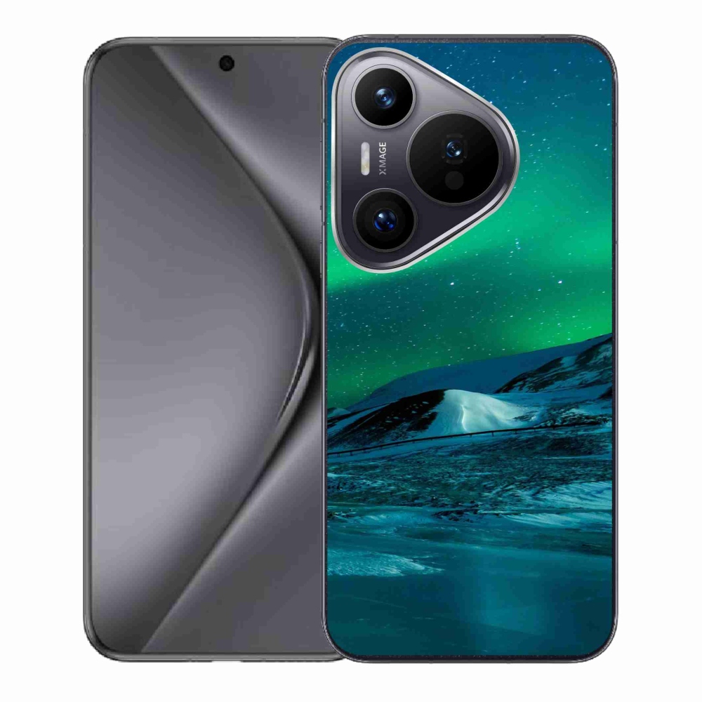 Gelový kryt mmCase na Huawei Pura 70 - polární záře