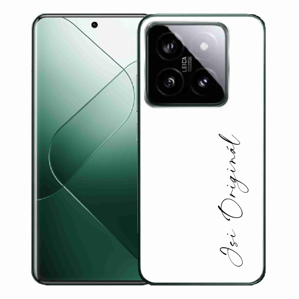Gelový kryt mmCase na Xiaomi 14 Pro - jsi originál bílé pozadí
