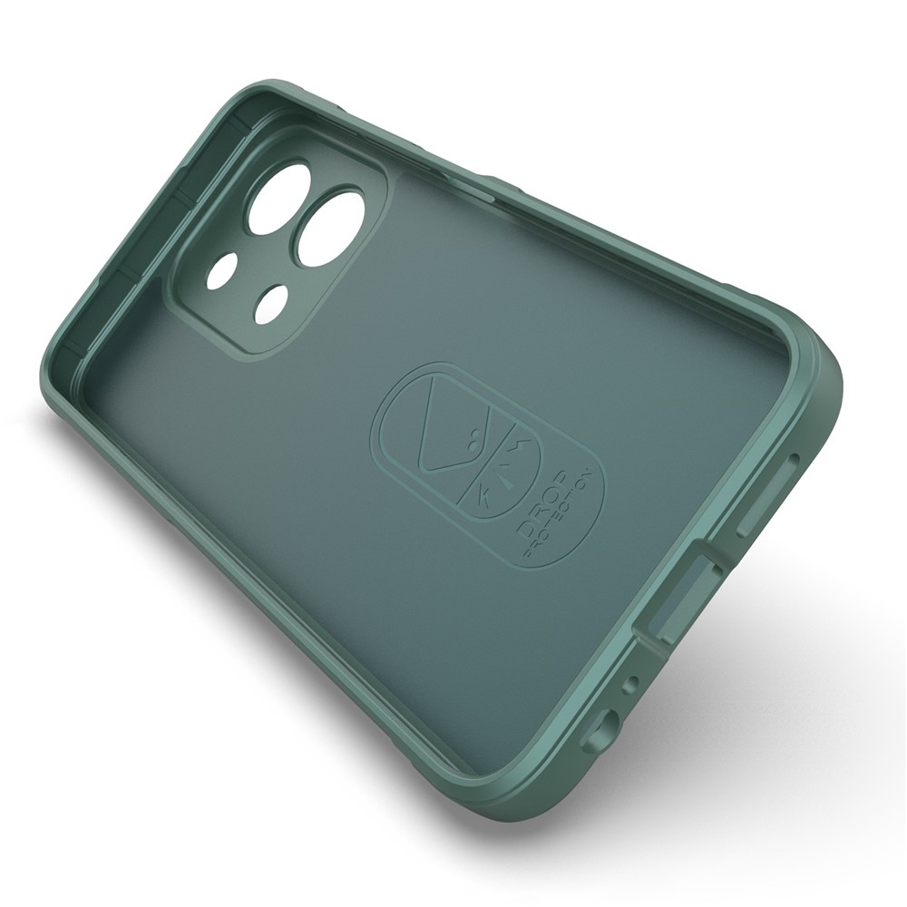 Rugg odolný gelový obal na Xiaomi Redmi 15C 4G (171mm)/Poco C85 4G (171mm) - zelený