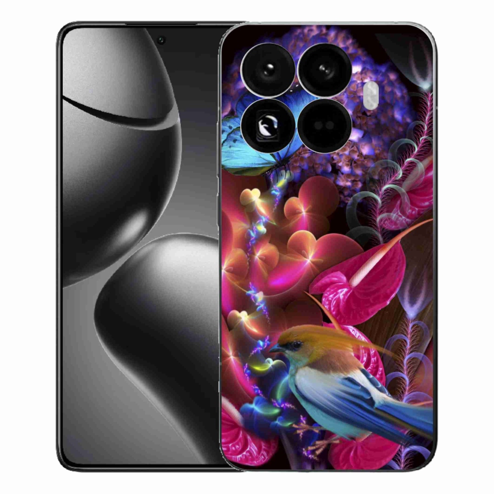 Gelový kryt mmCase na Xiaomi 15T Pro - barevné květiny