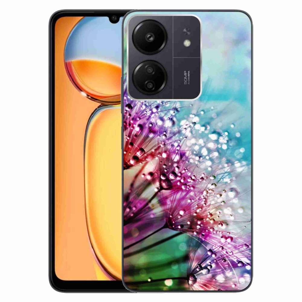 Gelový kryt mmCase na Xiaomi Poco C65/Redmi 13C - barevné květy
