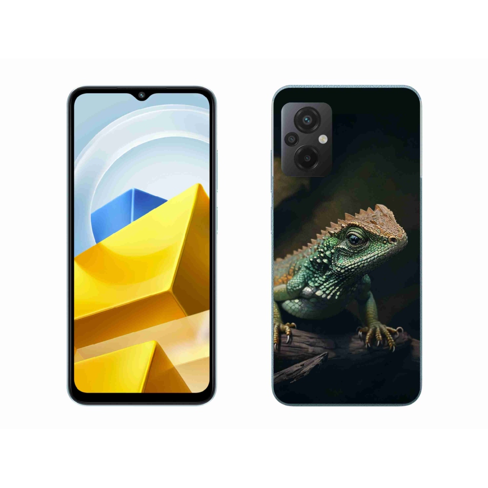 Gelový kryt mmCase na Xiaomi Poco M5 4G - ještěr