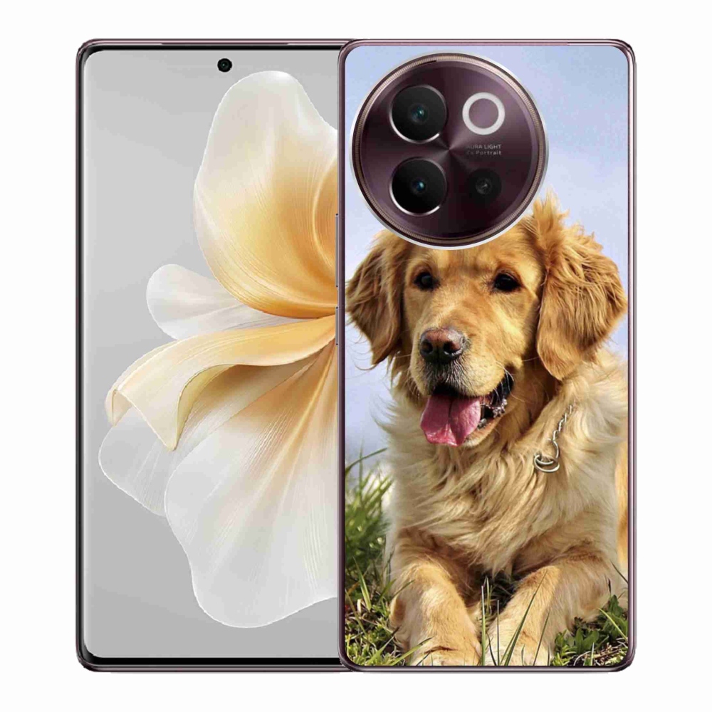 Gelový obal mmCase na Vivo V40 Lite 5G - zlatý retrívr