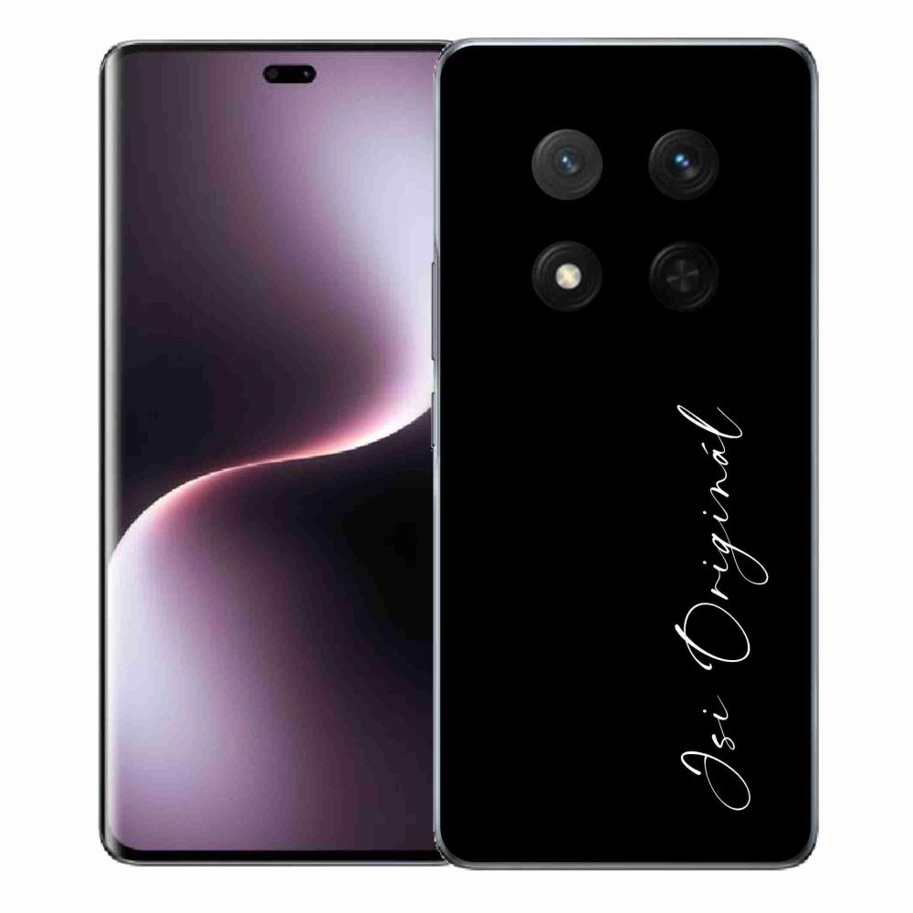 Gelový kryt mmCase na Honor Magic 7 Lite 5G - jsi originál černé pozadí
