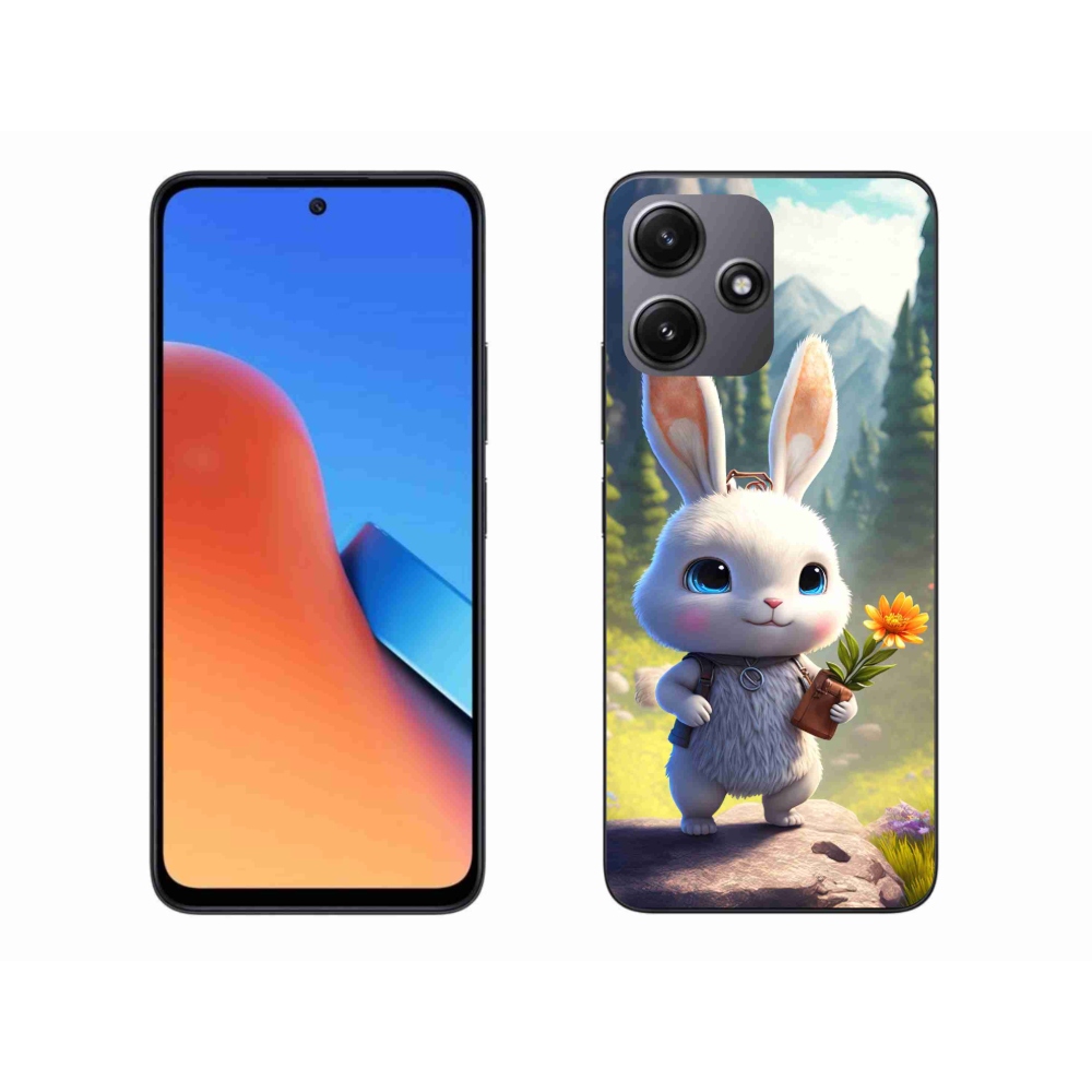 Gelový kryt mmCase na Xiaomi Redmi 12 5G - roztomilý králíček