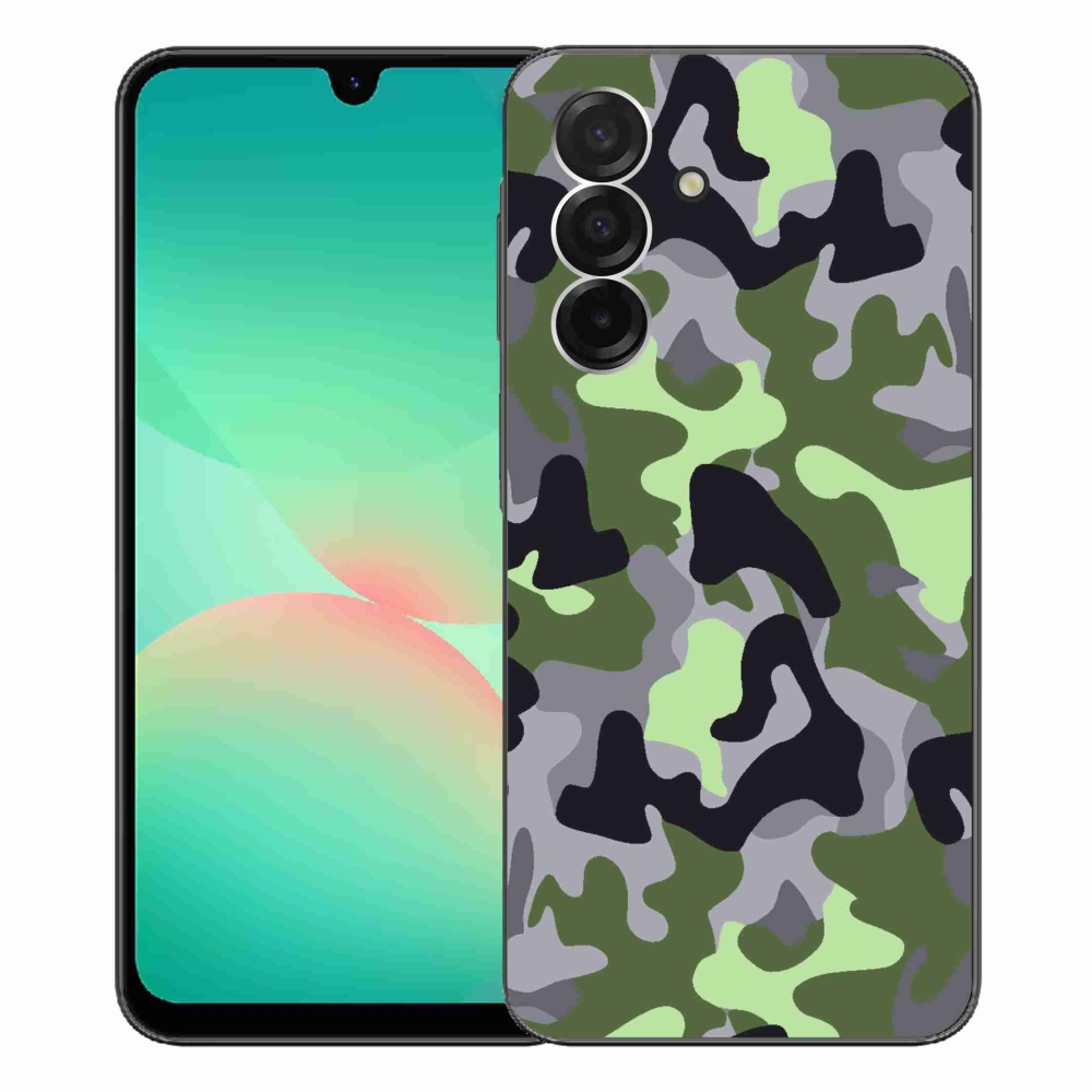 Gelový kryt mmCase na Samsung Galaxy A26 5G - maskáčový vzor 7