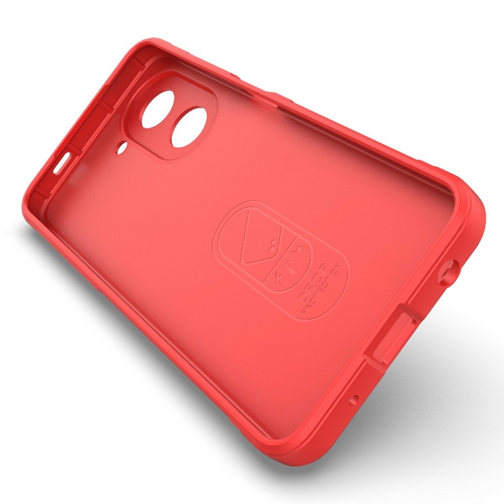 Rugg odolný gelový obal na Xiaomi Redmi A5 (171.7x77.8x8.3mm) - červený