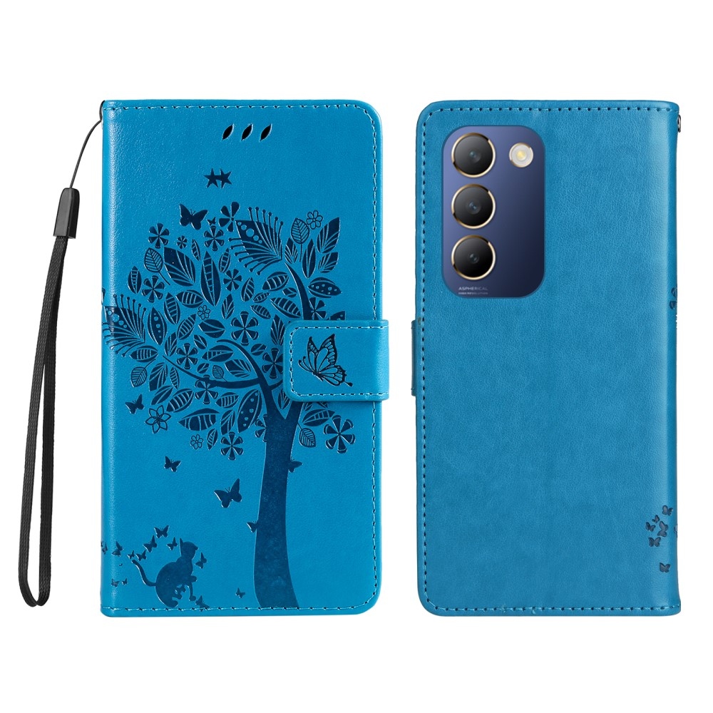 Tree knížkové pouzdro na Vivo V40 SE 4G/5G - modré