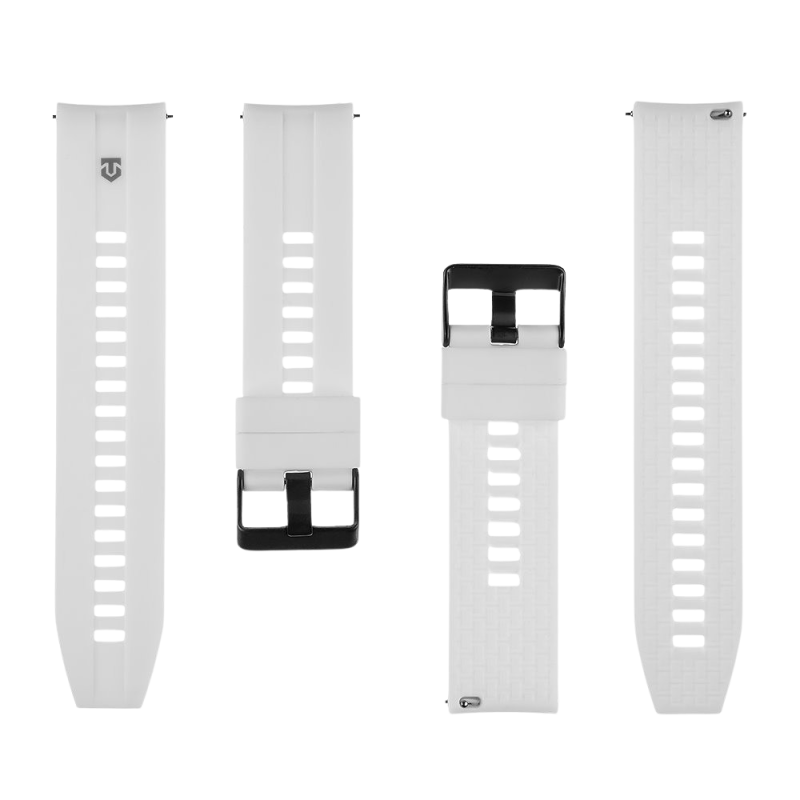 Tactical Quick Release Silikonový Řemínek 24mm White