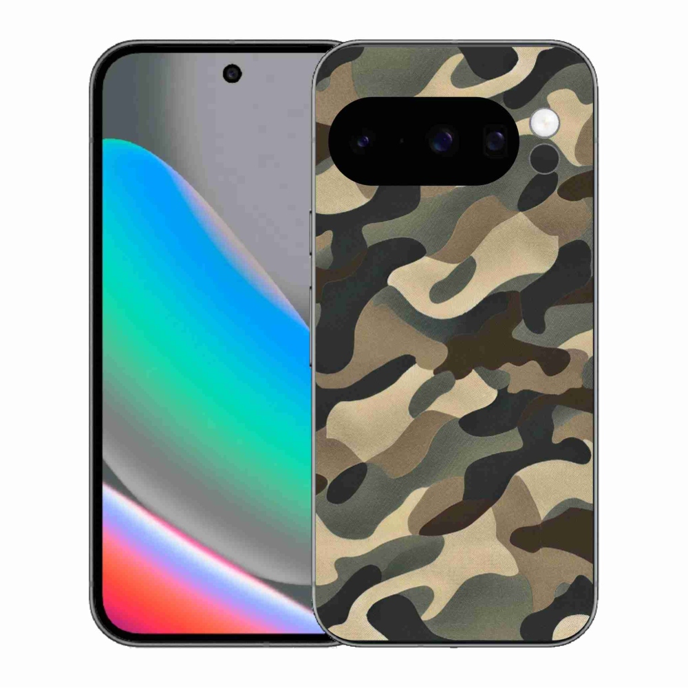 Gelový kryt mmCase na Google Pixel 10 Pro - maskáčový vzor 11
