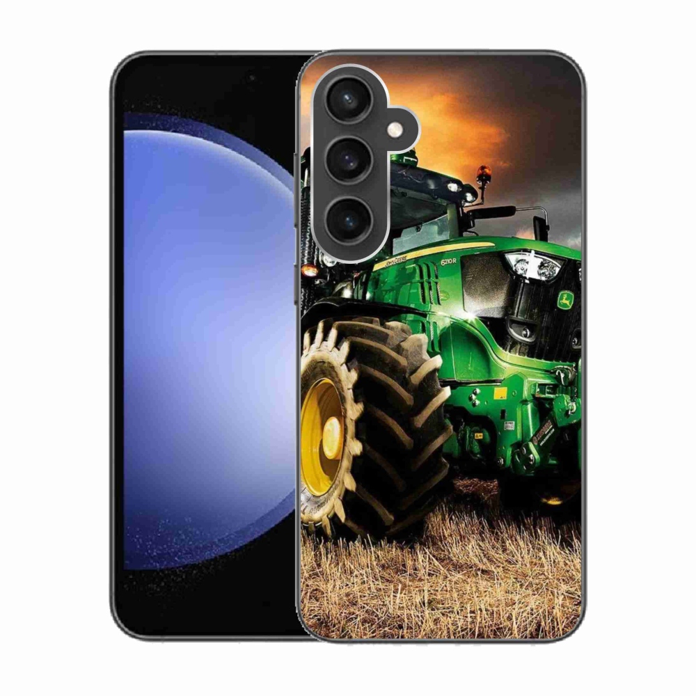 Gelový kryt mmCase na Samsung Galaxy S23 FE - traktor